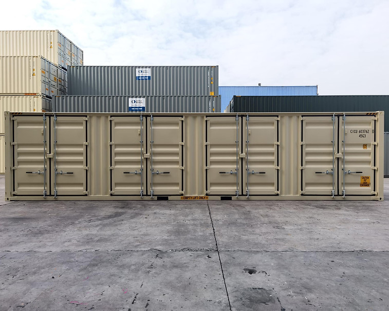 40ft Storage Container with side access doors